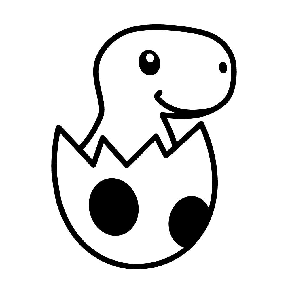 孵化した赤ちゃん恐竜