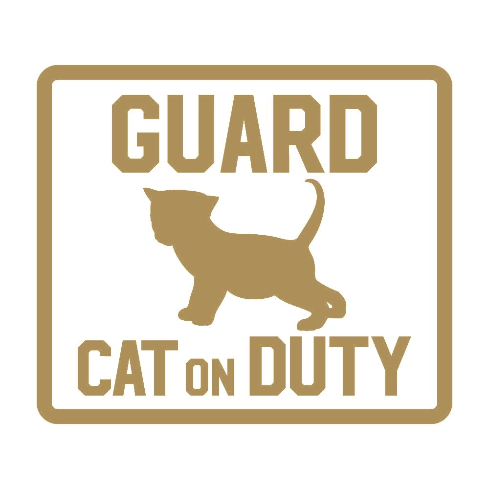 GUARD CAT ON DUTY 警備猫勤務中 9