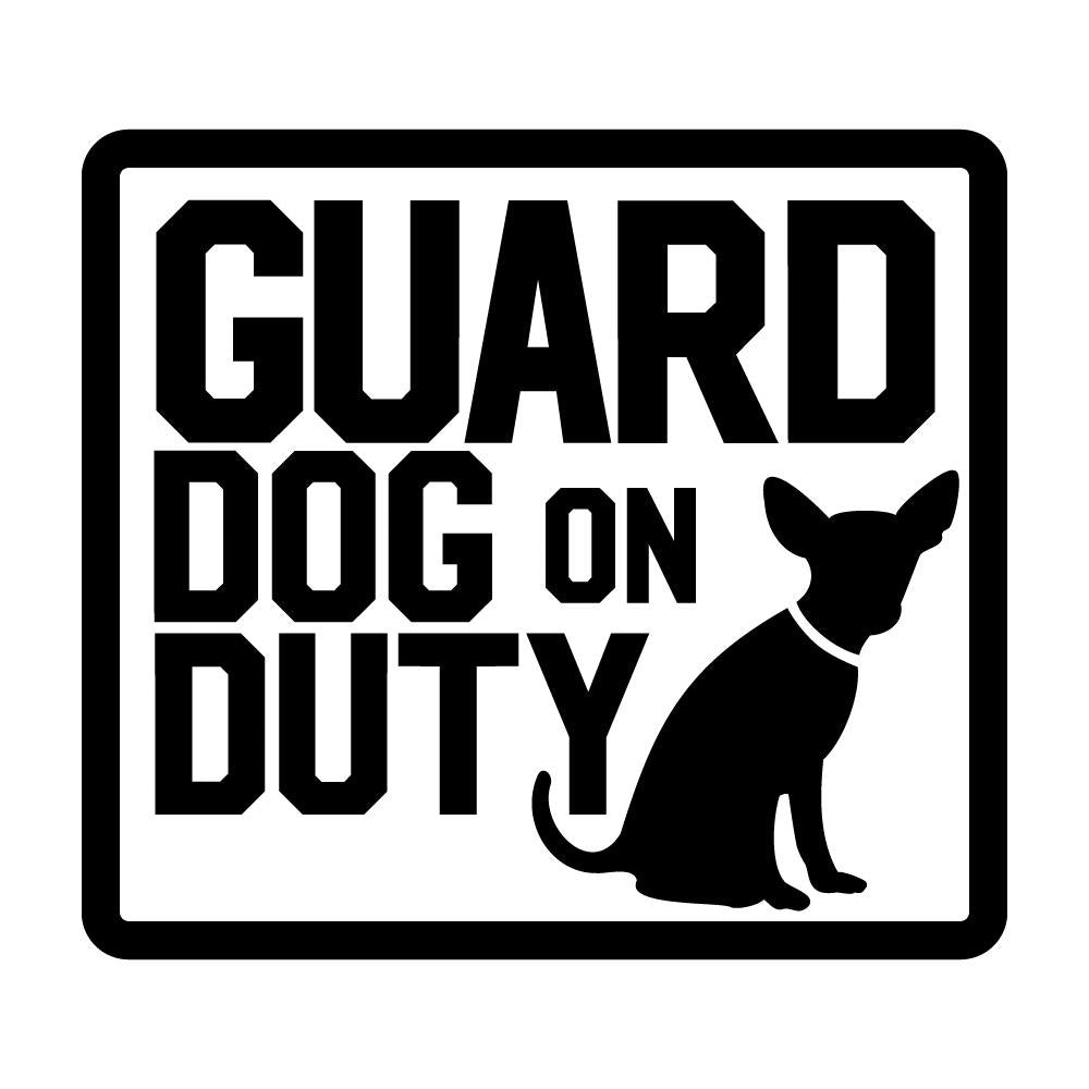 GUARD DOG ON DUTY 警備犬勤務中