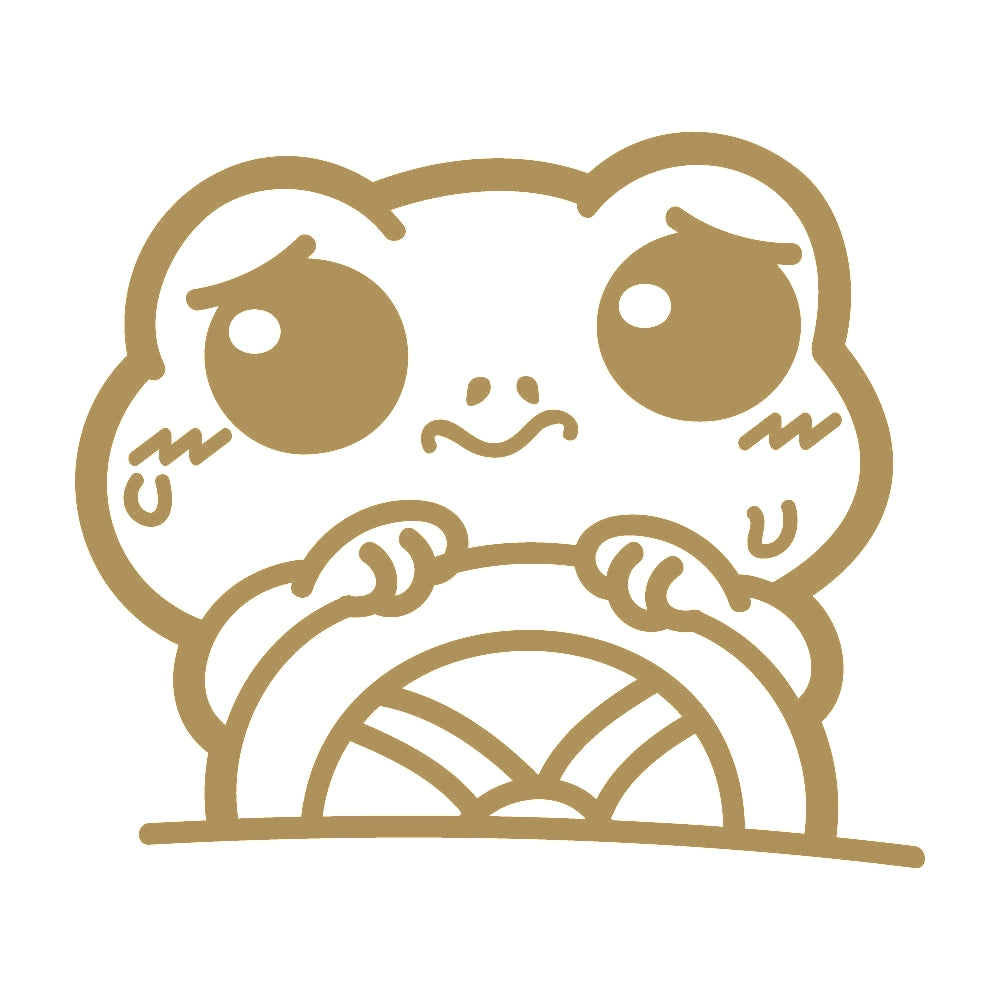 運転初心者のカエル 9