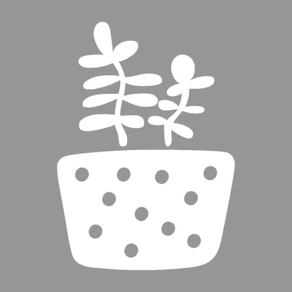 植木鉢と植物 (A) 7