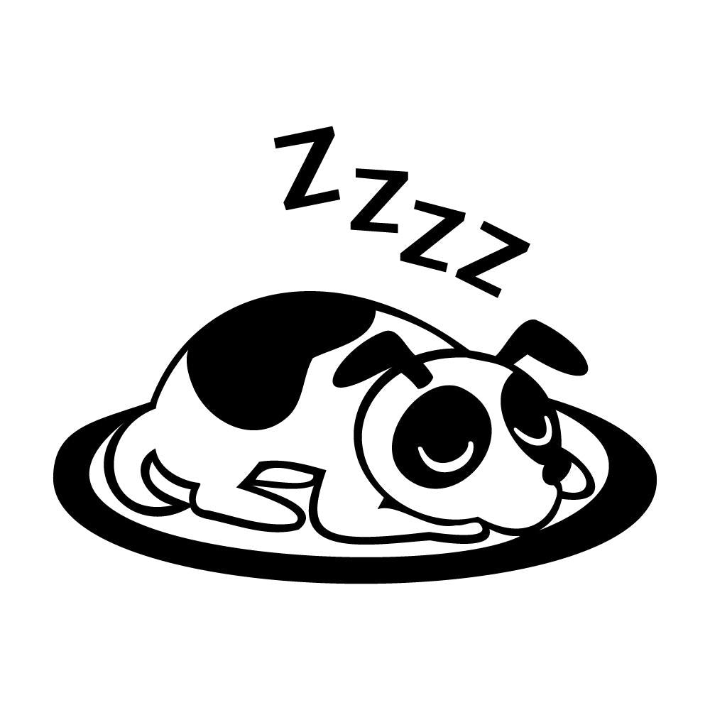 寝てる犬