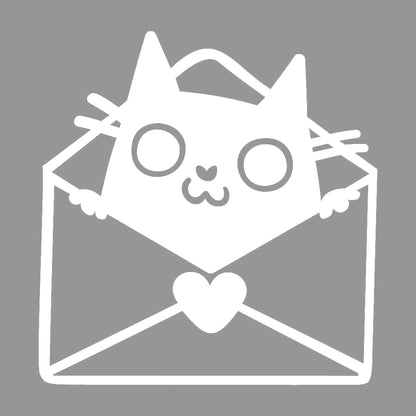 ラブレターからひょっこりネコ 7