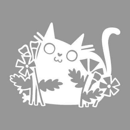 ネコと花 7