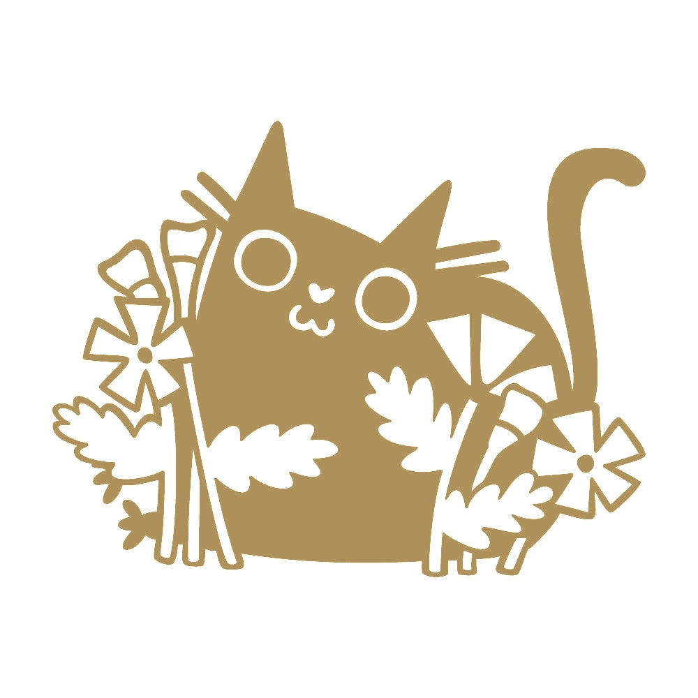 ネコと花 9