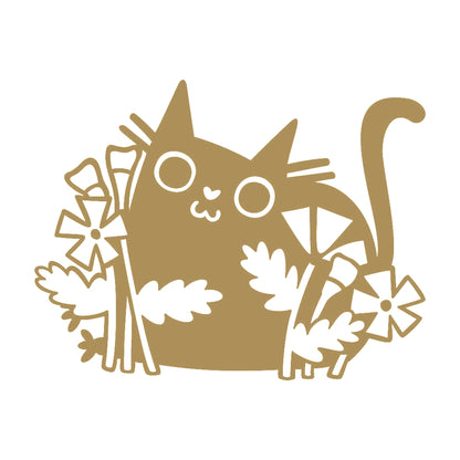 ネコと花 9