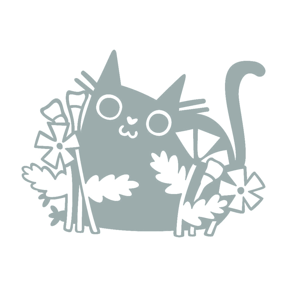 ネコと花 10
