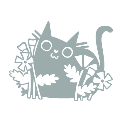 ネコと花 10