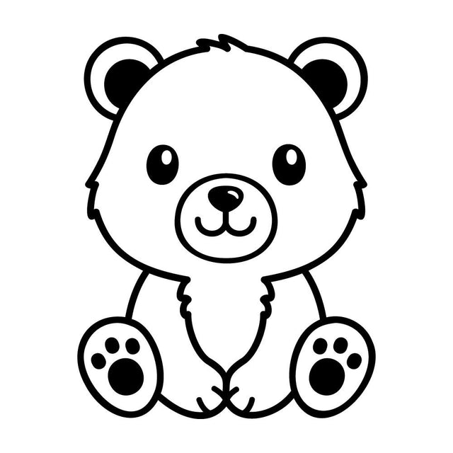 座る子熊
