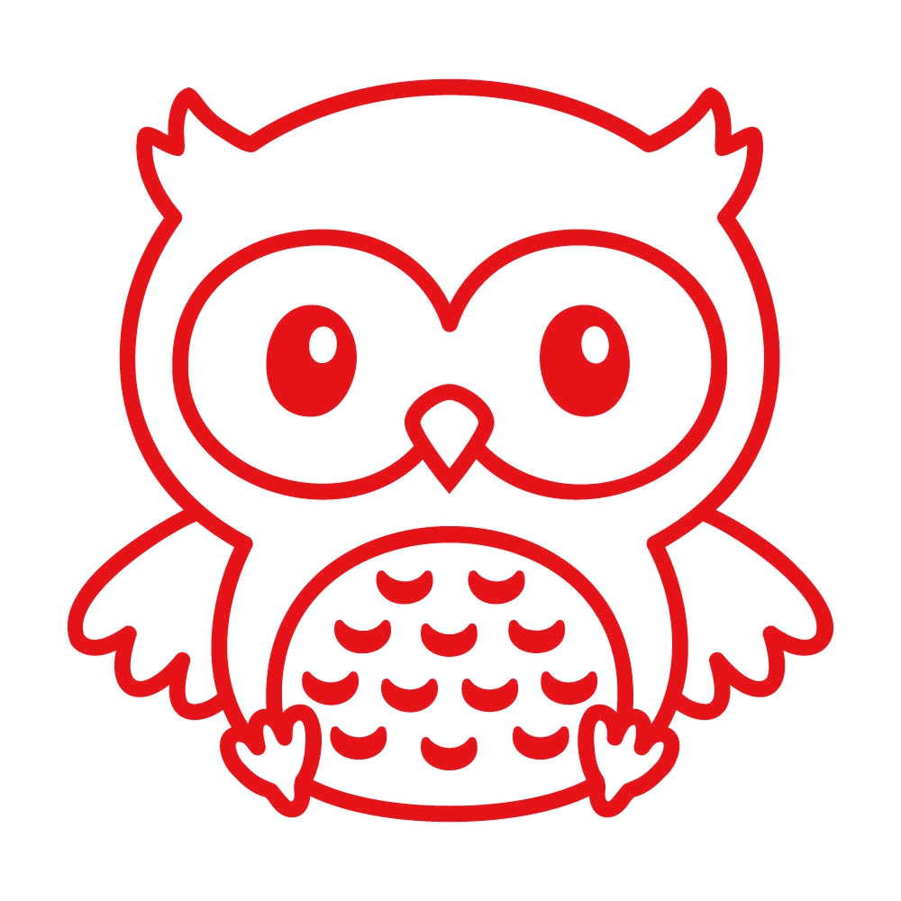 座るフクロウ 8