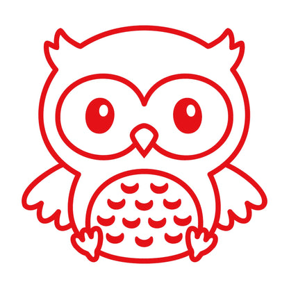 座るフクロウ 8