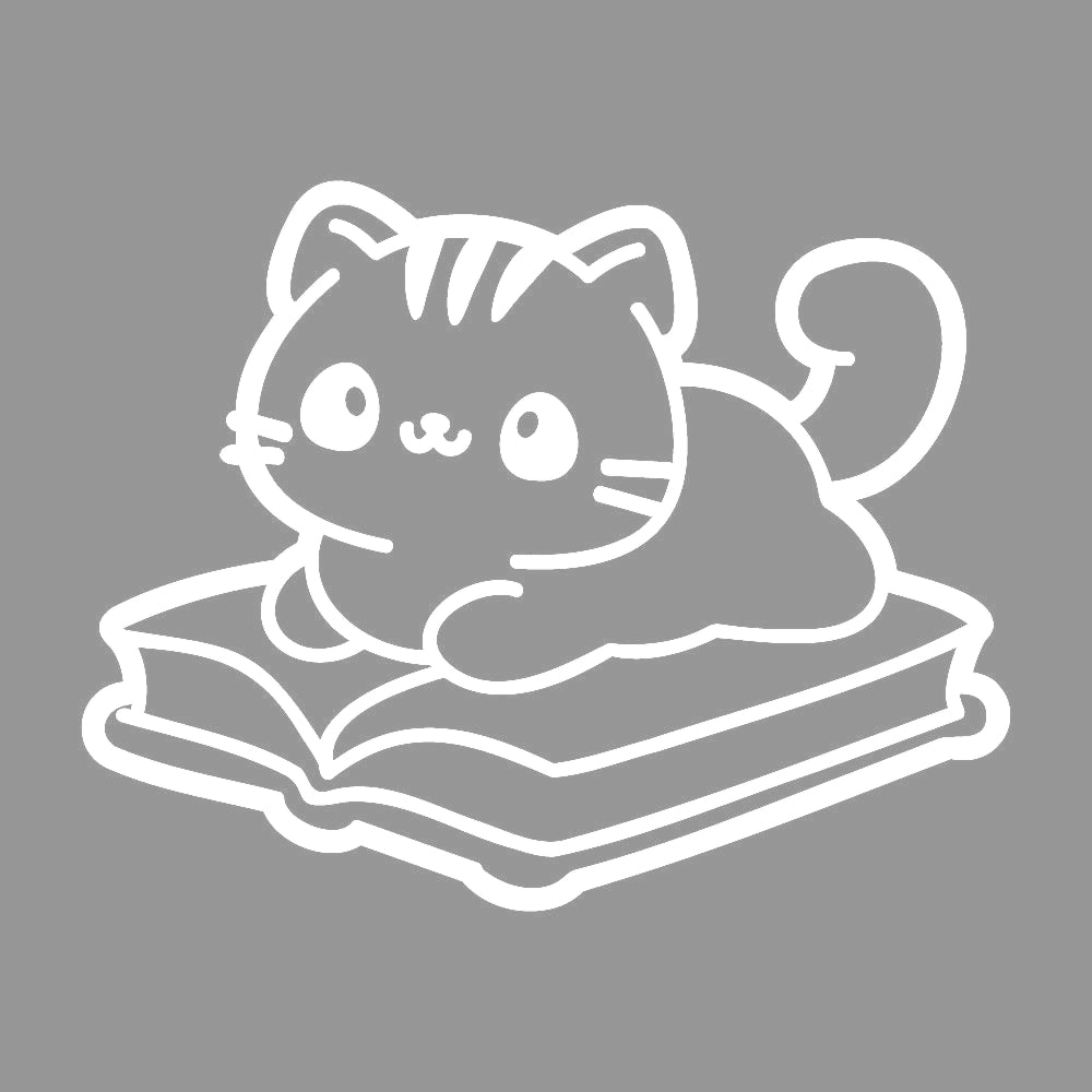 本の上に乗るネコ 7