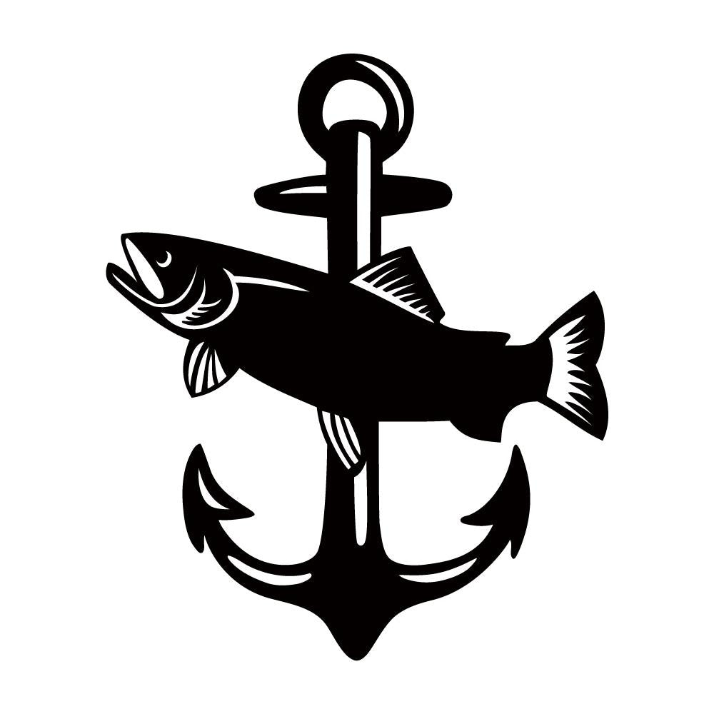 錨と魚