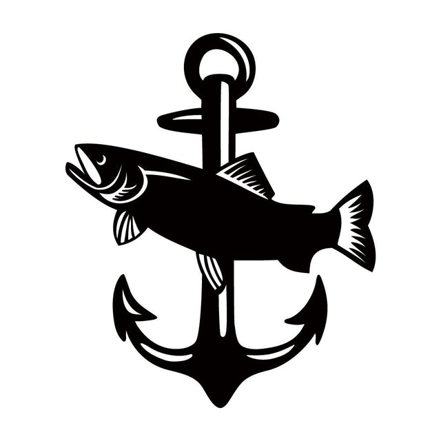 錨と魚