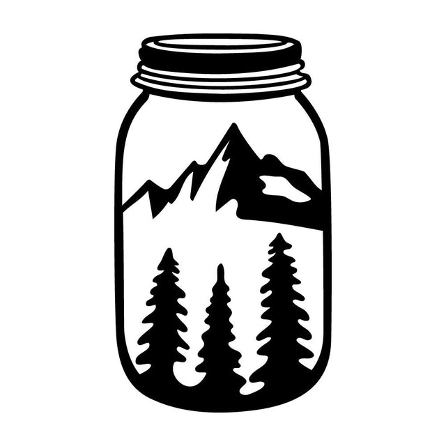 瓶に入った山
