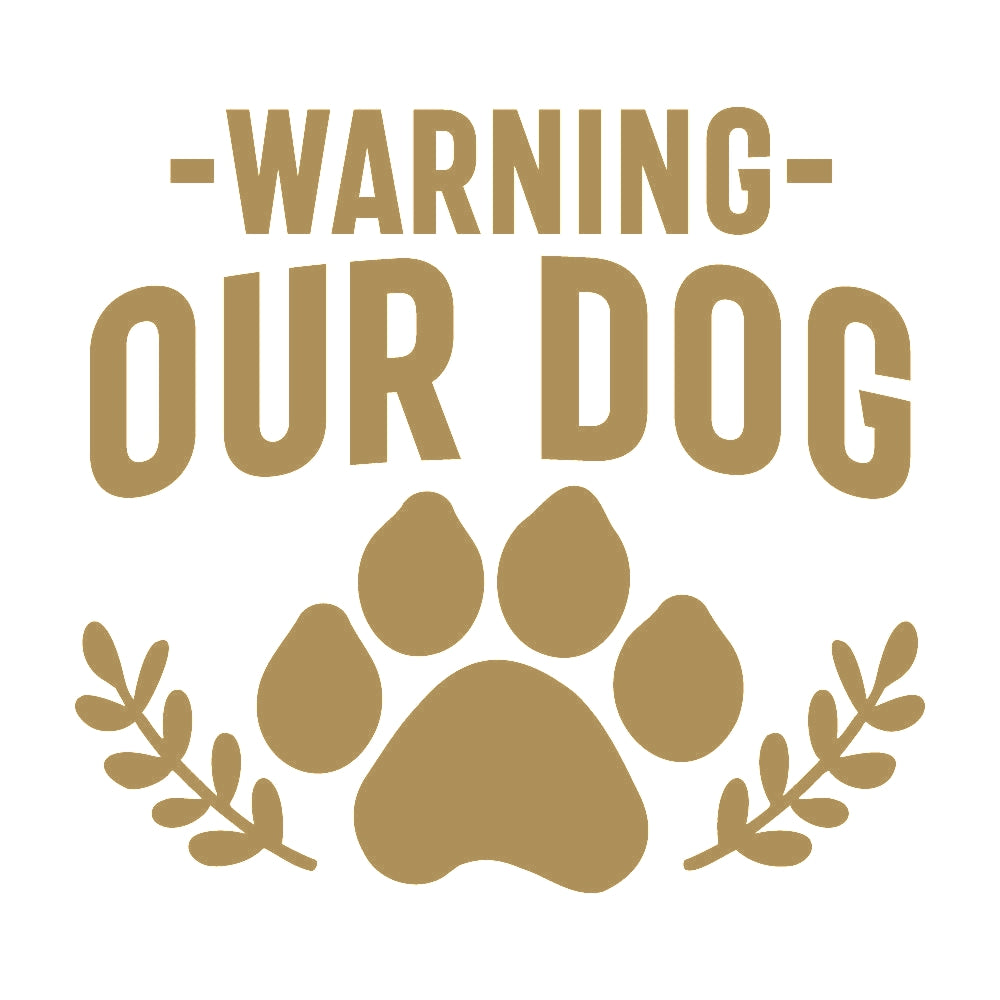 犬に注意 WARNING OUR DOG 9