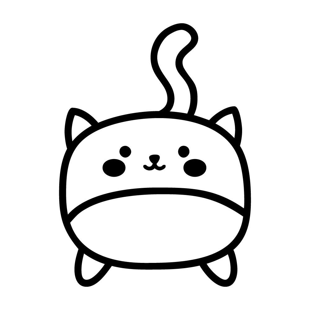 可愛いネコ (I)