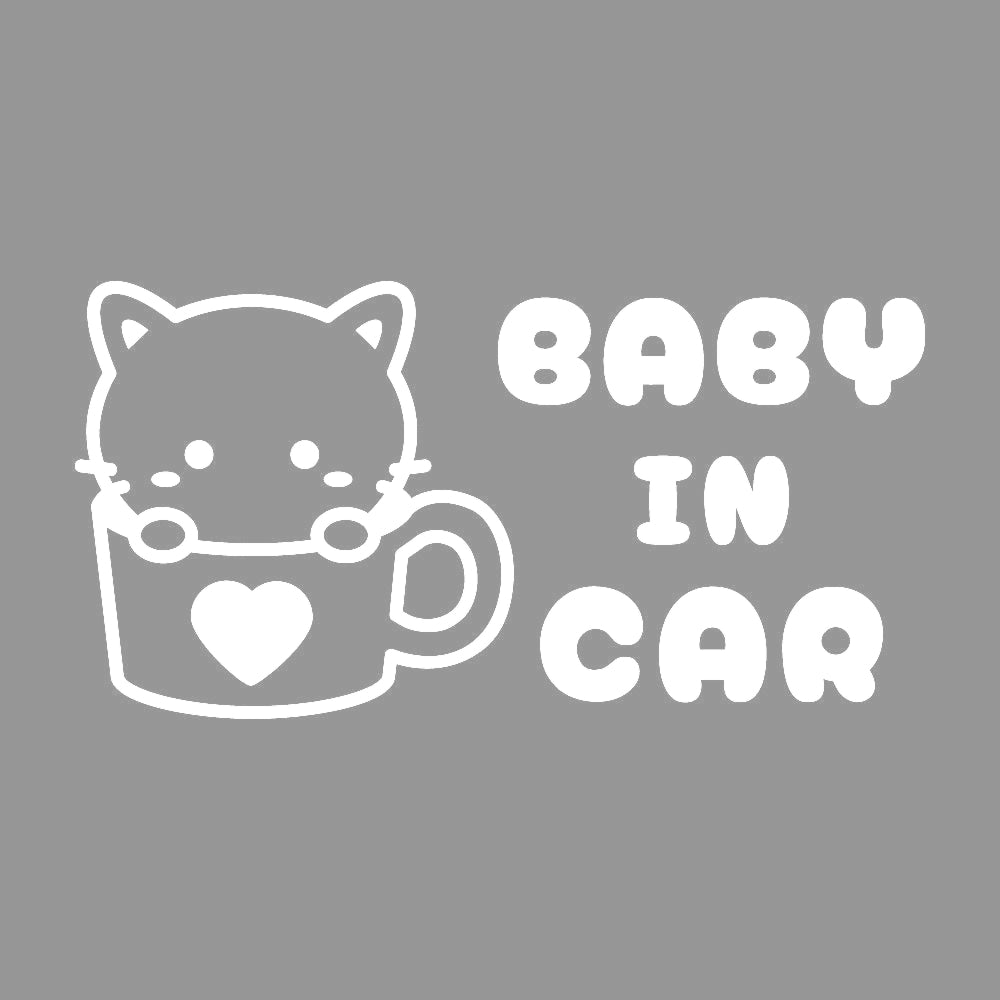 BABY IN CAR 猫 (A) 7