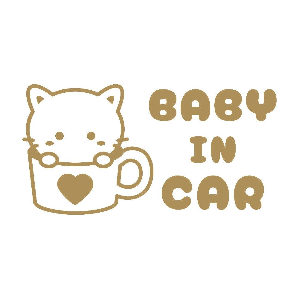 BABY IN CAR 猫 (A) 9