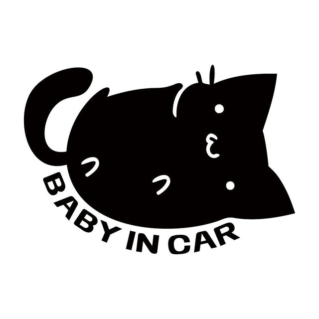 BABY IN CAR 猫 (B)