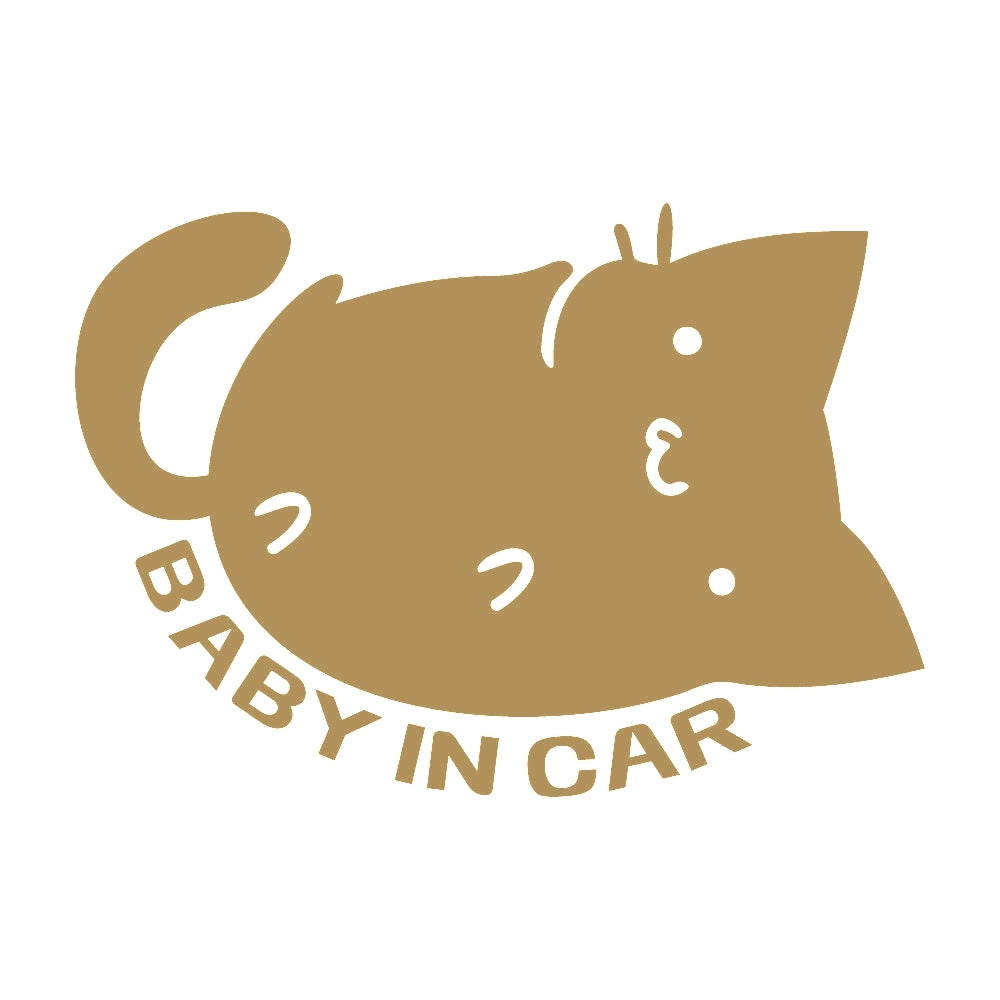 BABY IN CAR 猫 (B) 9