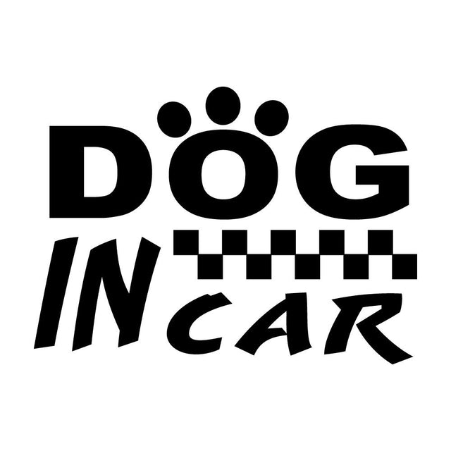 DOG IN CAR (D)