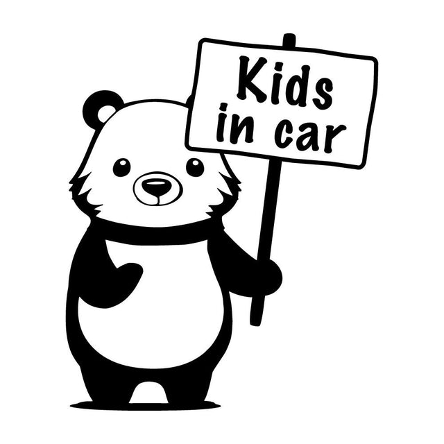 Kids in car クマ