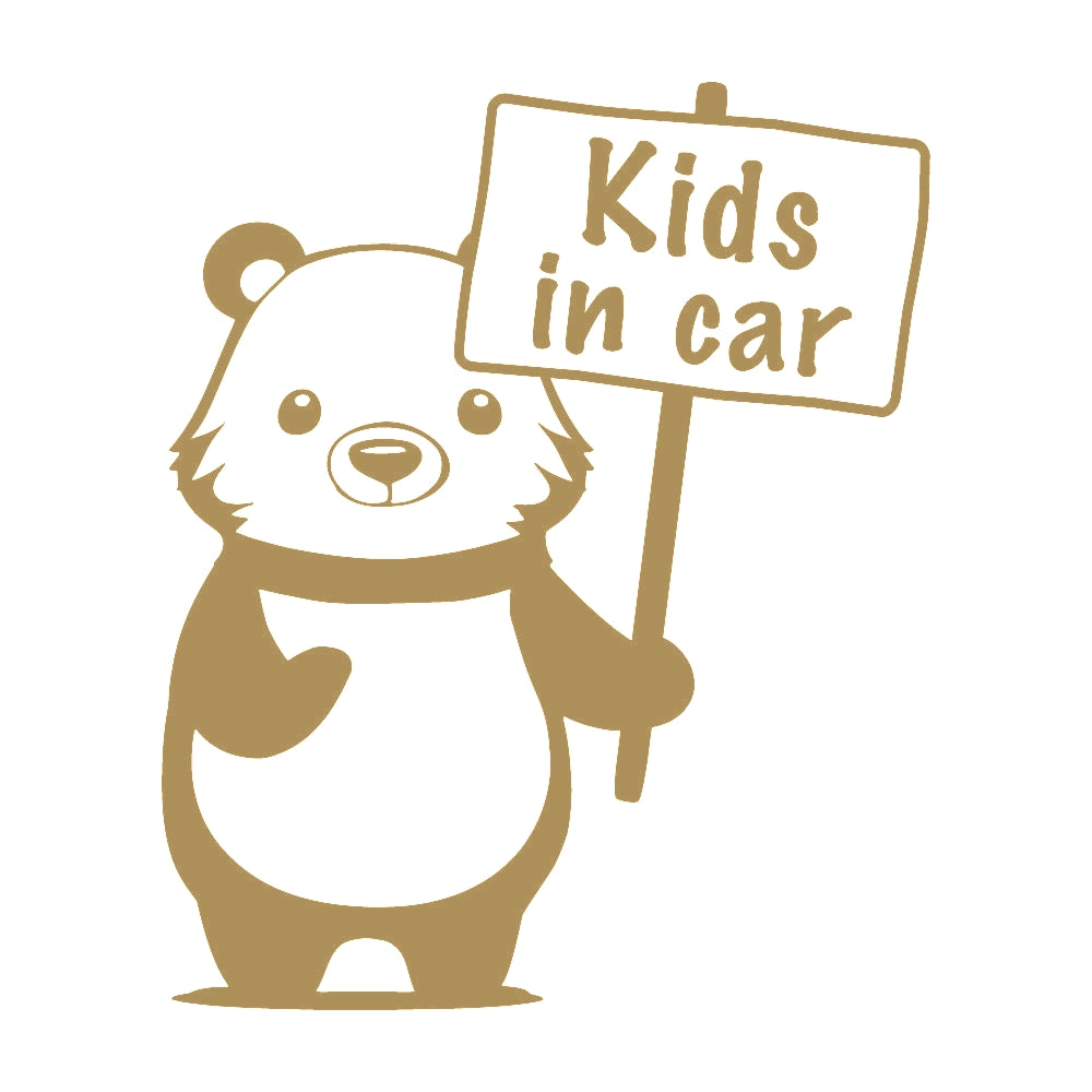 Kids in car クマ 9