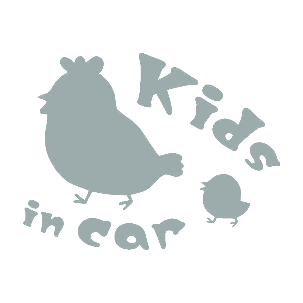 Kids in car 鶏の親子 10
