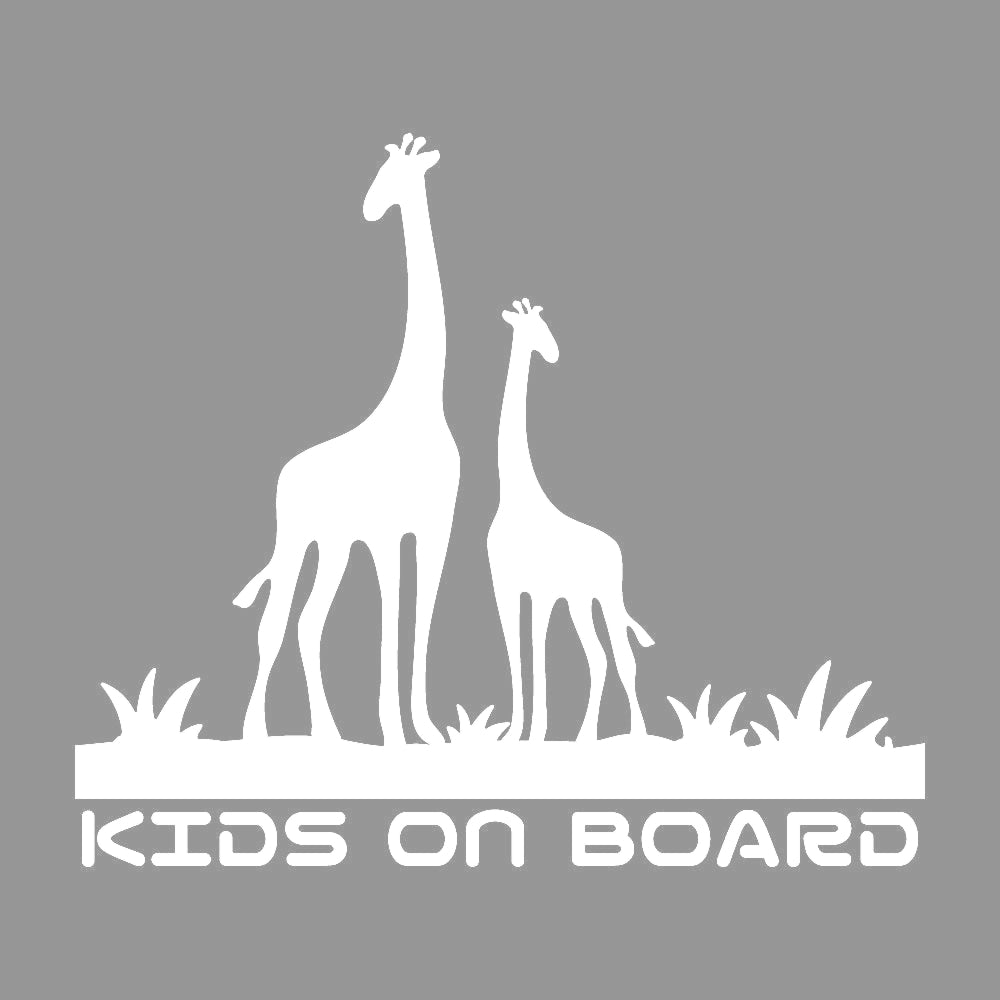 KIDS ON BOARD キリンの親子 7