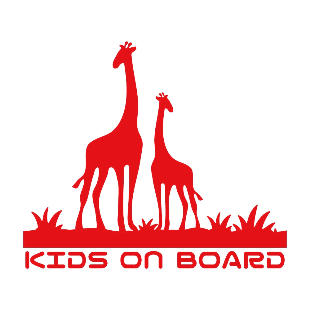 KIDS ON BOARD キリンの親子 8