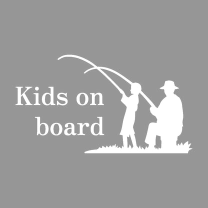 Kids on board 釣りをする親子 7