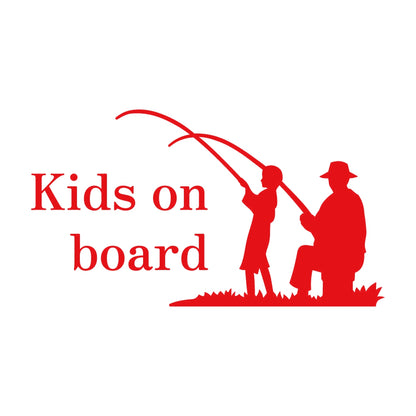 Kids on board 釣りをする親子 8