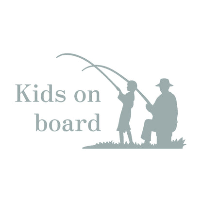 Kids on board 釣りをする親子 10