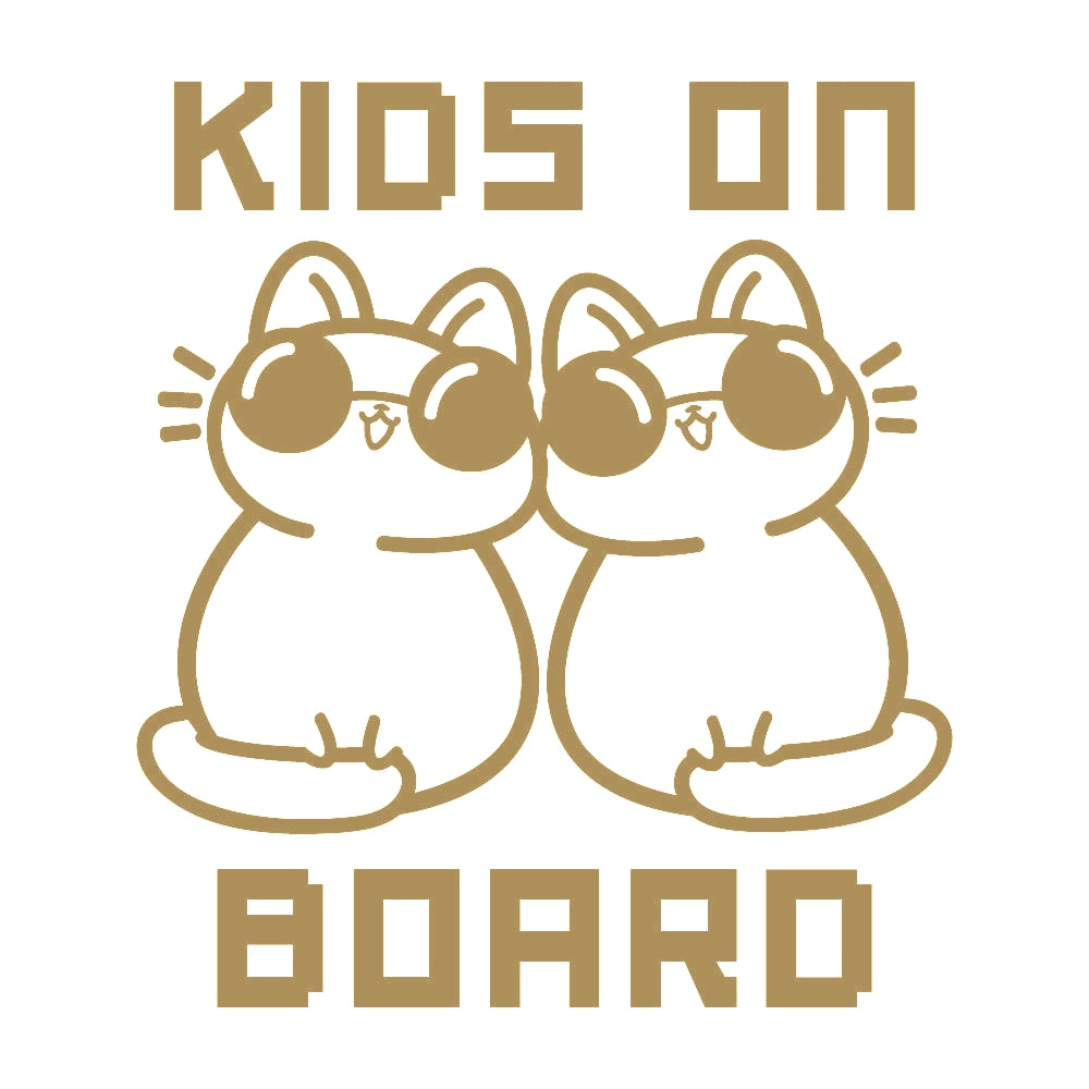 KIDS ON BOARD サングラス猫 9