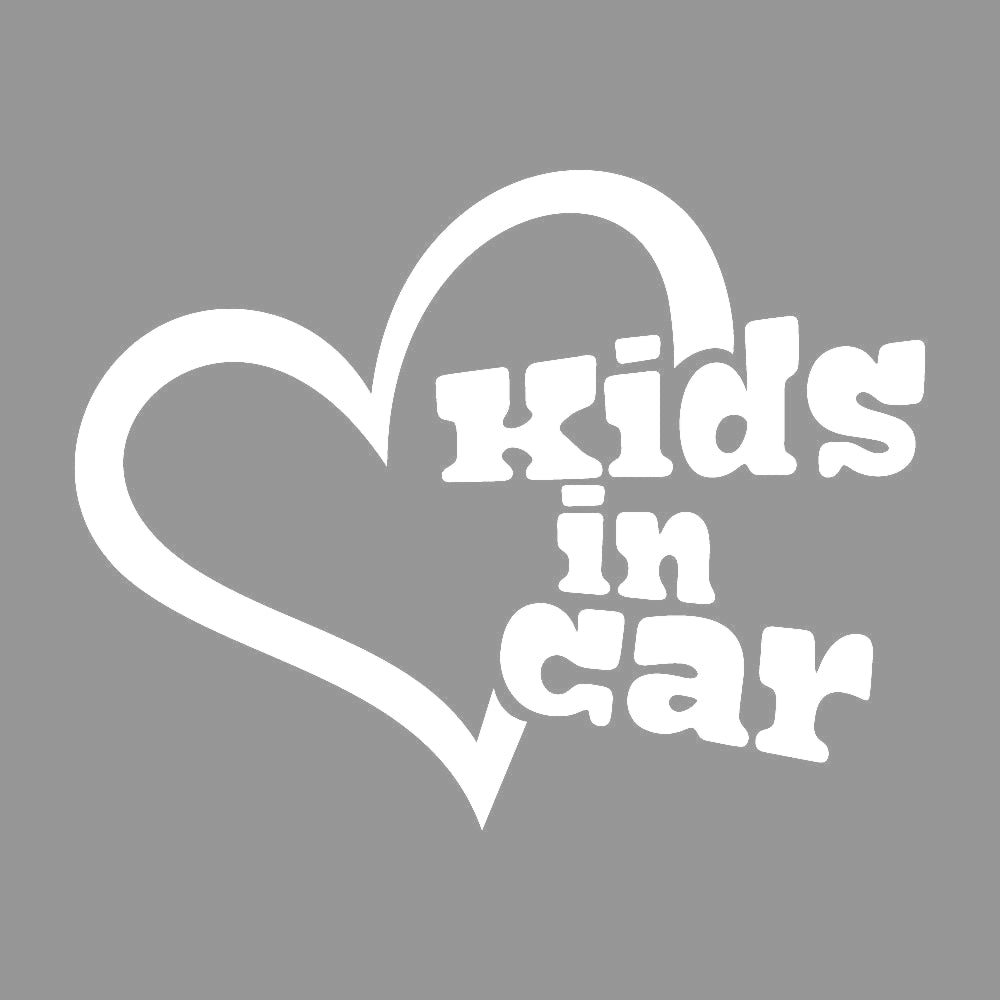 Kids in car ハート 7