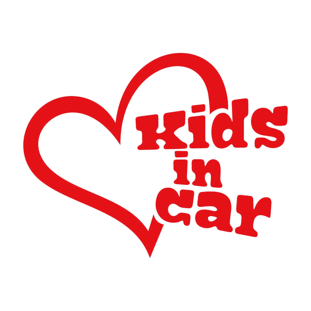 Kids in car ハート 8