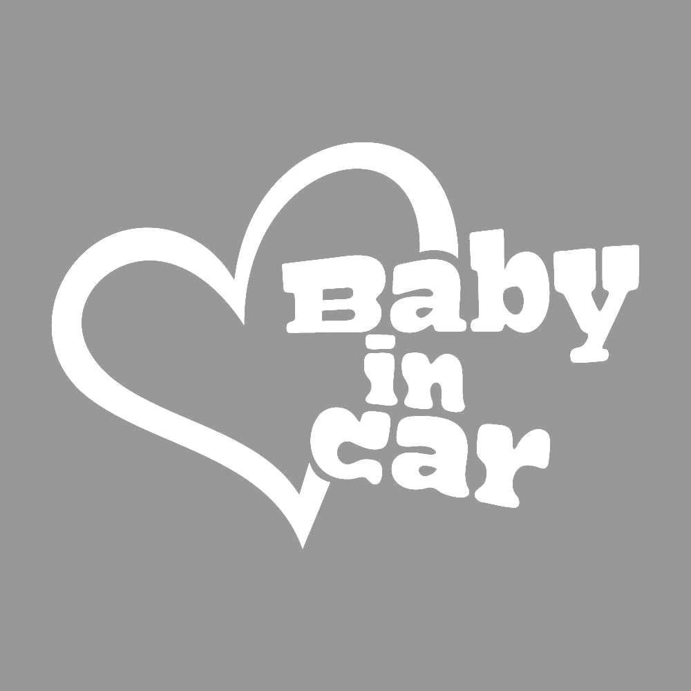 Baby in car ハート 7
