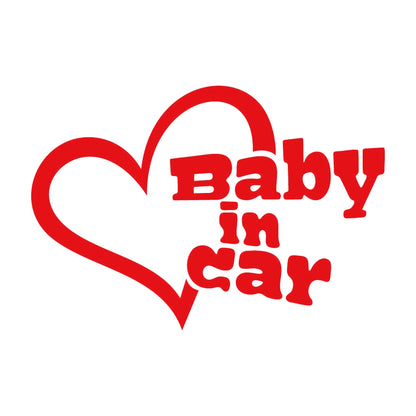 Baby in car ハート 8