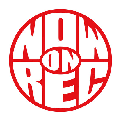 NOW ON REC 丸マーク 8