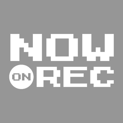 NOW ON REC ドット文字 7