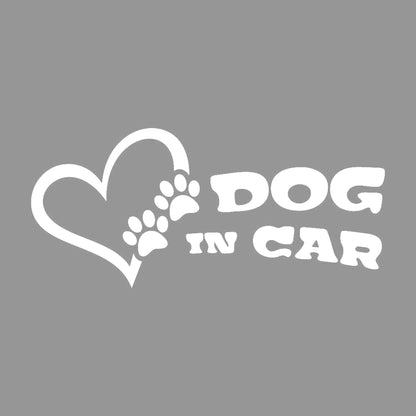 DOG IN CAR ハート 7
