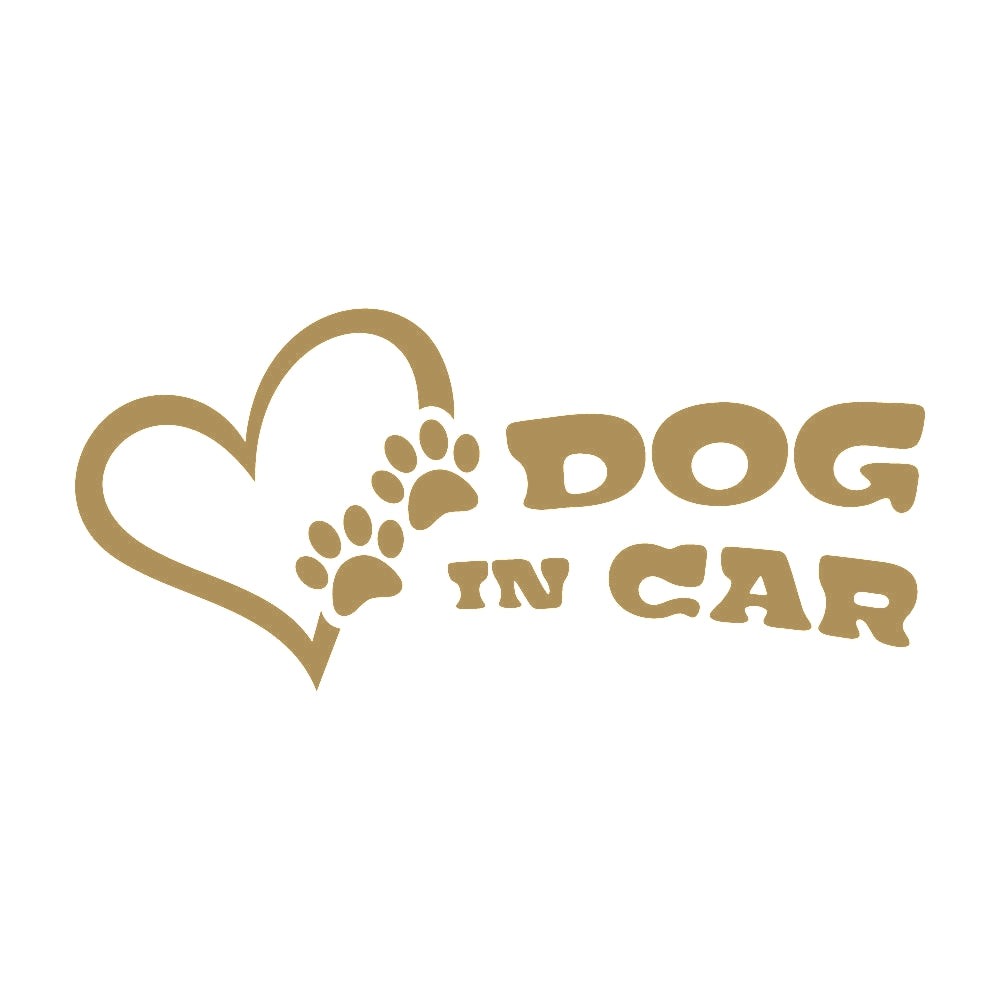 DOG IN CAR ハート 9