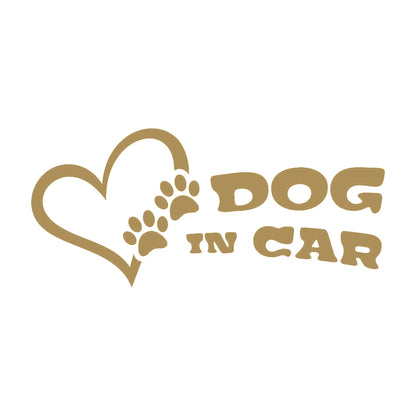 DOG IN CAR ハート 9