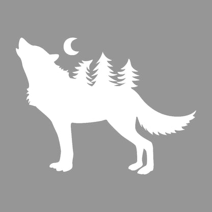 夜の森とオオカミ 7