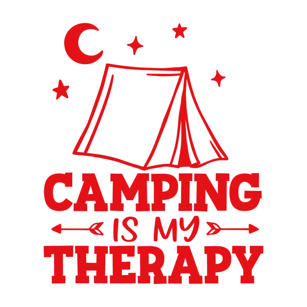 CAMPING IS MY THERAPY (A) 8