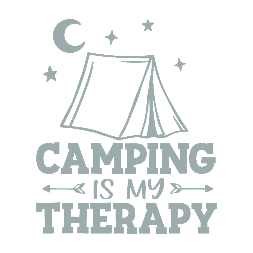 CAMPING IS MY THERAPY (A) 10