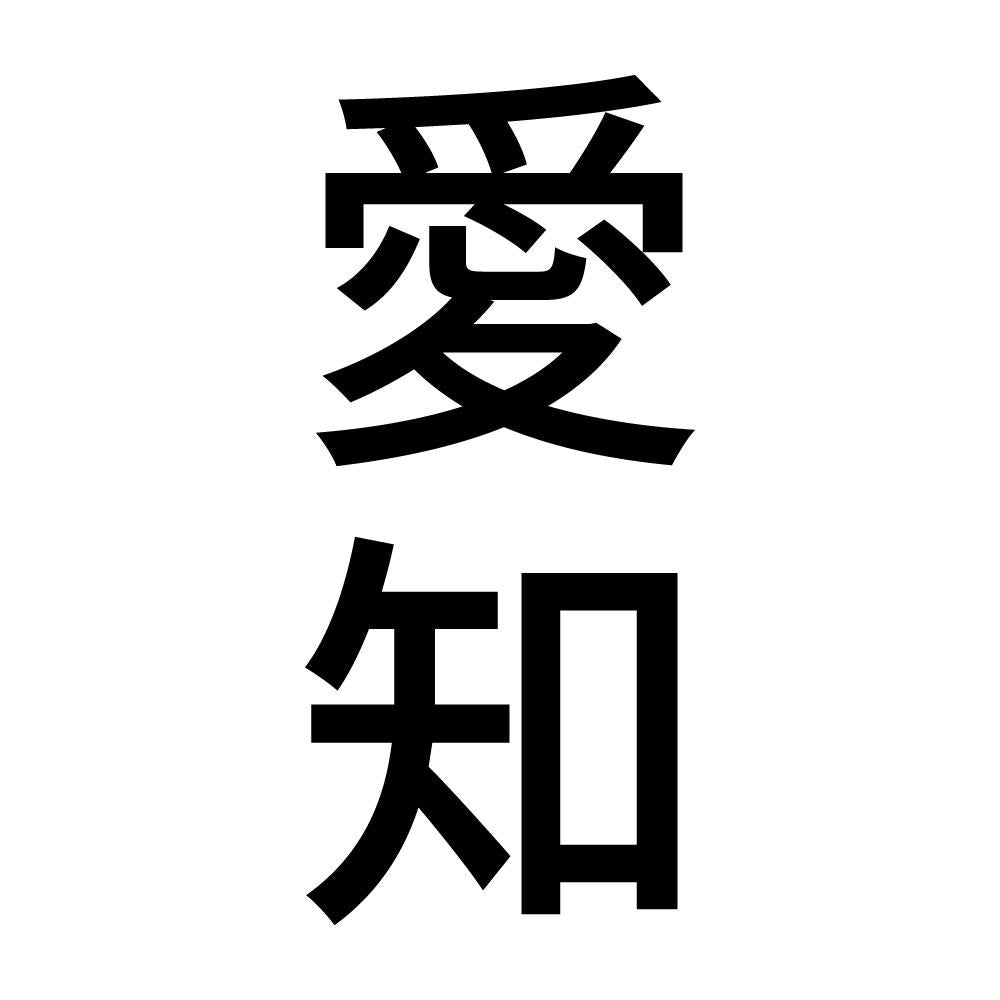 愛知 縦書き (B)