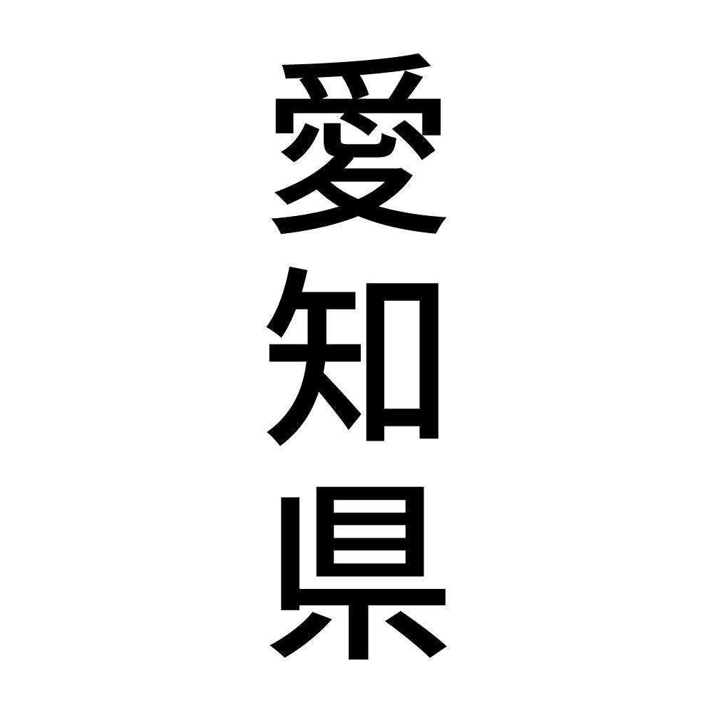 愛知県 縦書き (B)