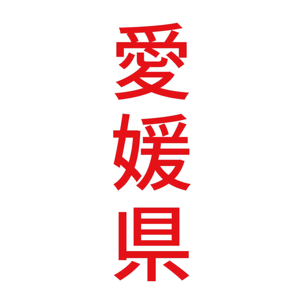 愛媛県 縦書き (B) 8